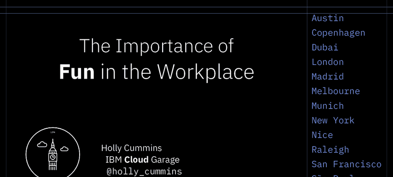 The importance of fun in the workplace