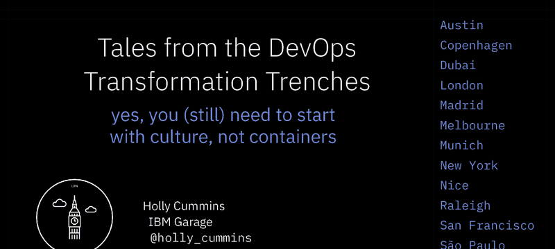 Tales From The DevOps Transformation Trenches