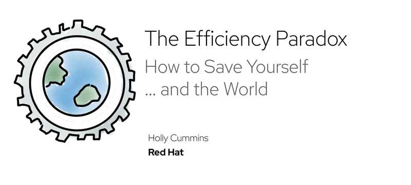 The Efficiency Paradox and How to Save Yourself and the World